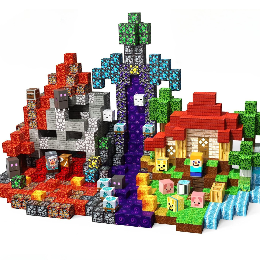 Bloques Magnéticos de Construcción STEM